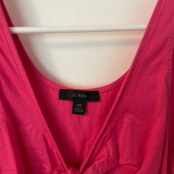 J crew tie front tank top. Size XS - Picture 3 of 3